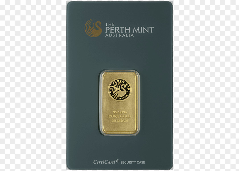 Gold Perth Mint Bar As An Investment PNG