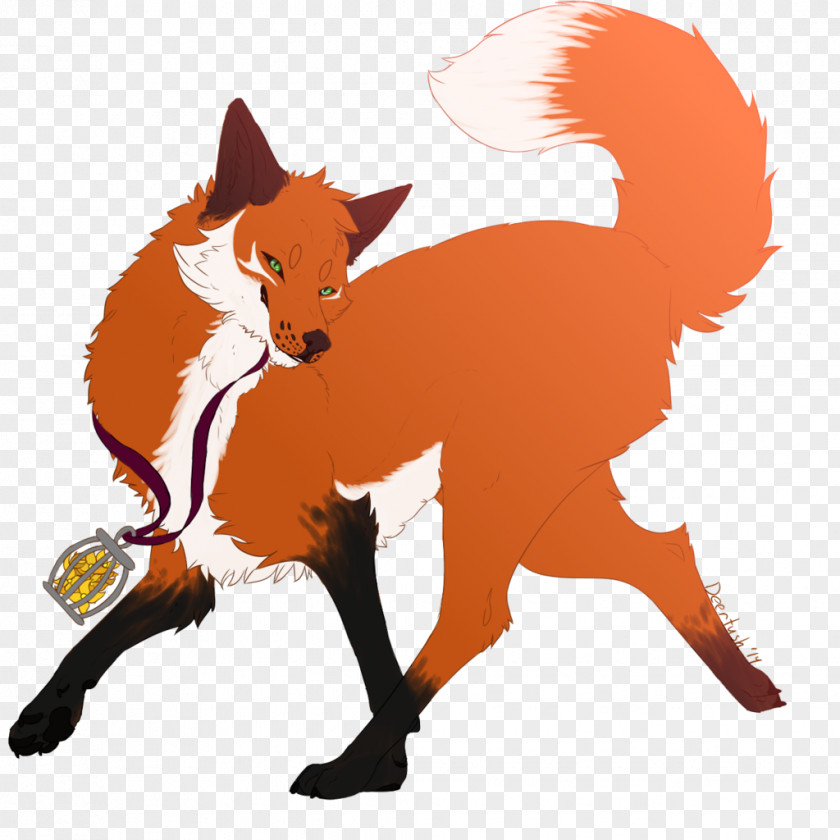 Hand-painted Fox Red DeviantArt Tail PNG