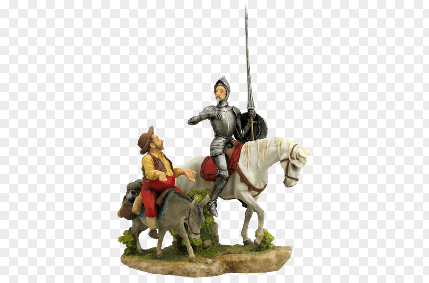 Knight Sancho Panza Don Quixote Figurine Sculpture PNG
