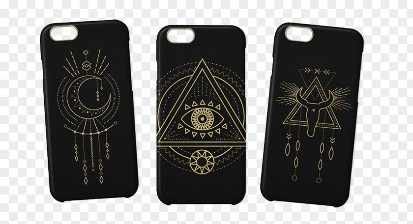 Personalized Cell Phone Case Tribe Mandala Shamanism Illustration PNG