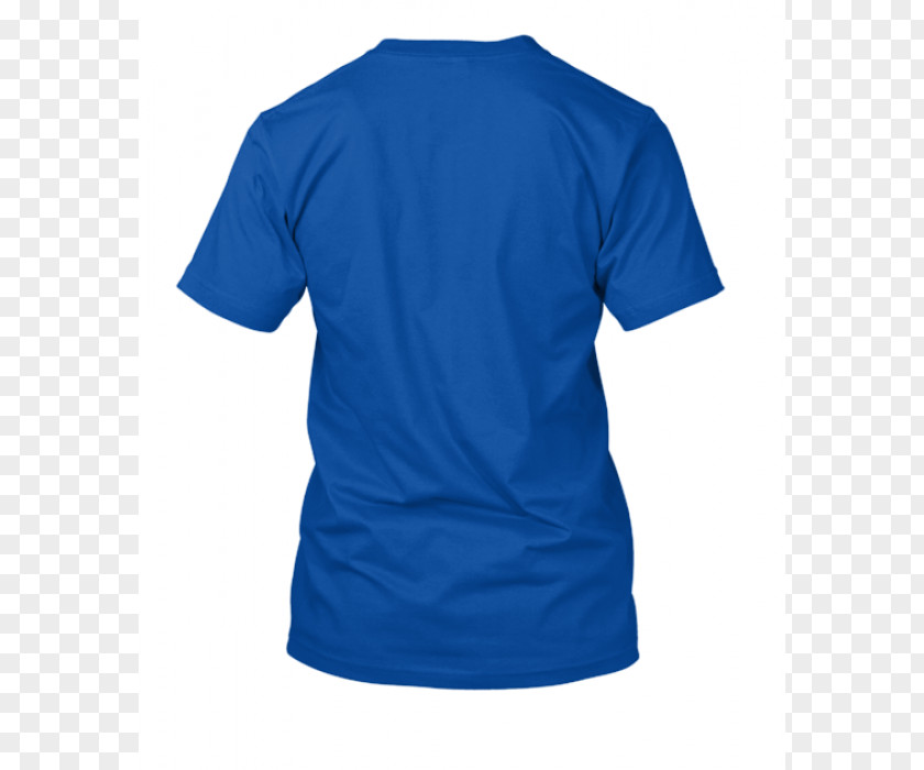 Plain T-shirt Blue Majestic Athletic Neckline Under Armour PNG