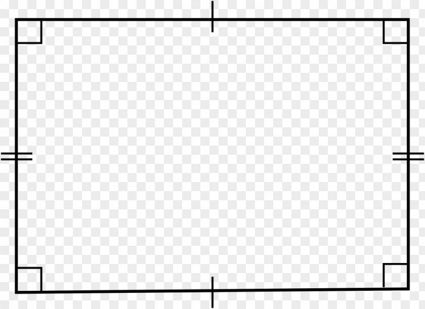 Rectangle Area Quadrilateral Geometry PNG