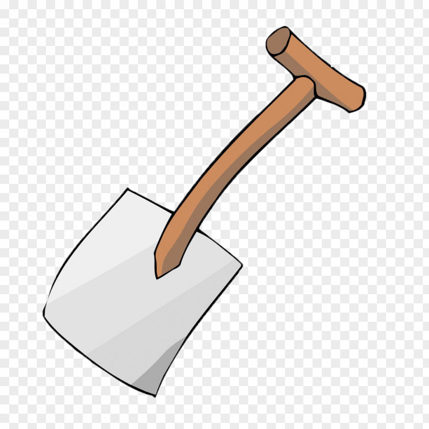 The Wooden Shovel Tool Clip Art PNG