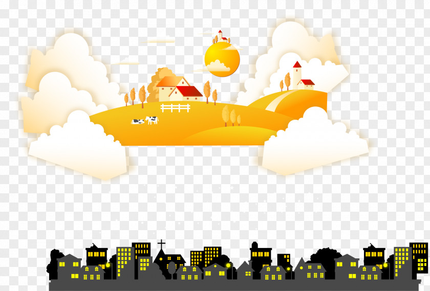 Vector City Download Illustration PNG