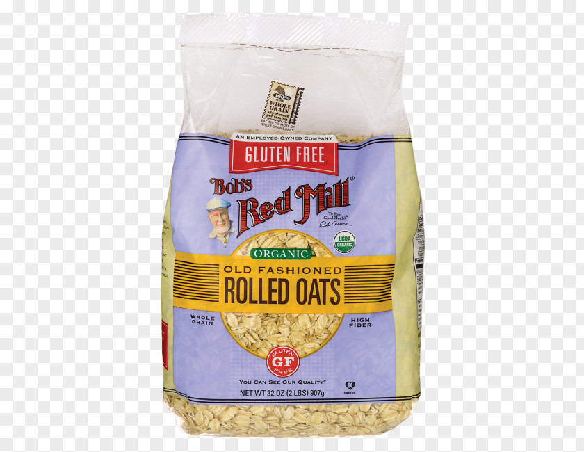 Breakfast Cereal Rolled Oats Bob's Red Mill Gluten-free Diet PNG