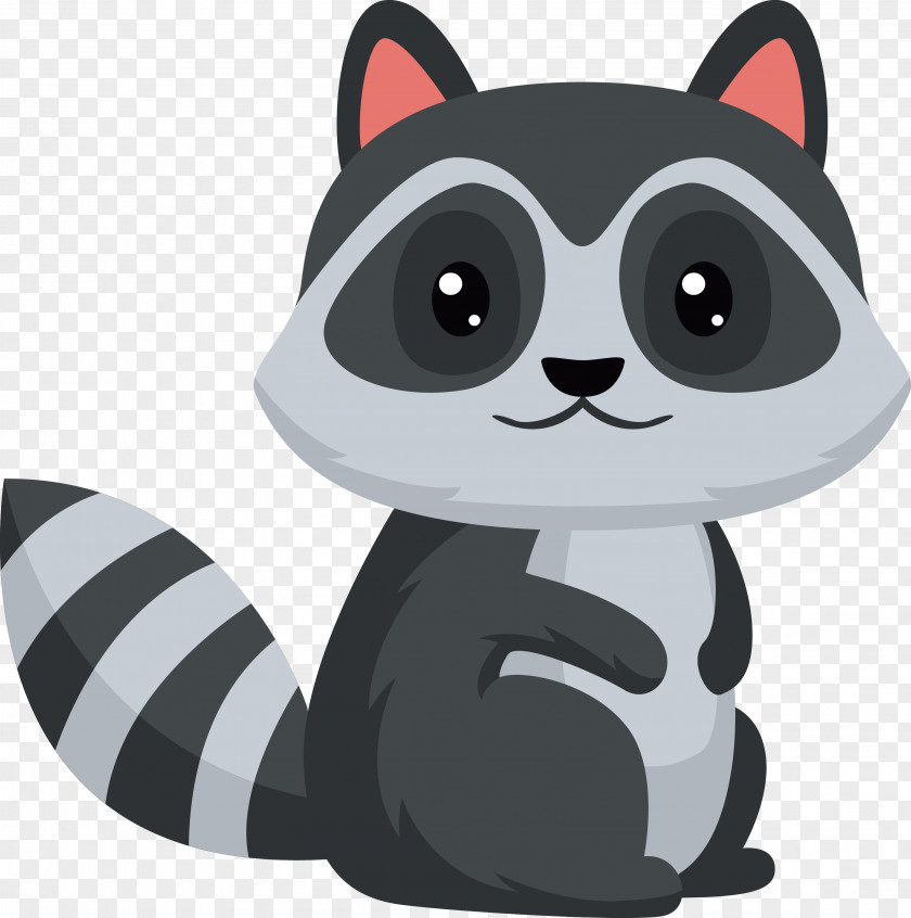 Cartoon Civet Cats Design PNG