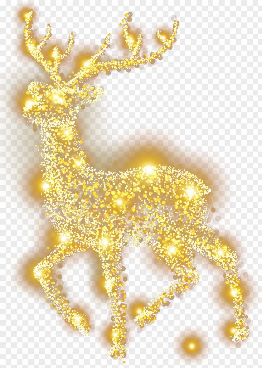 Elk Cool Christmas Decoration Material Reindeer PNG