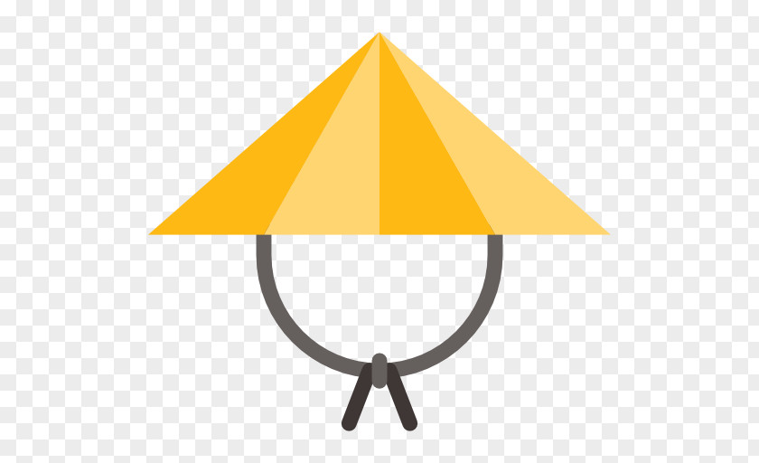 Hat Straw Triangle PNG
