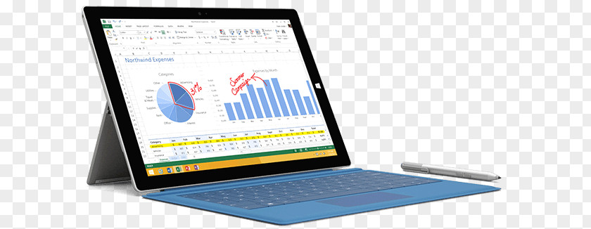 Microsoft Surface Pro 3 Laptop Computer PNG