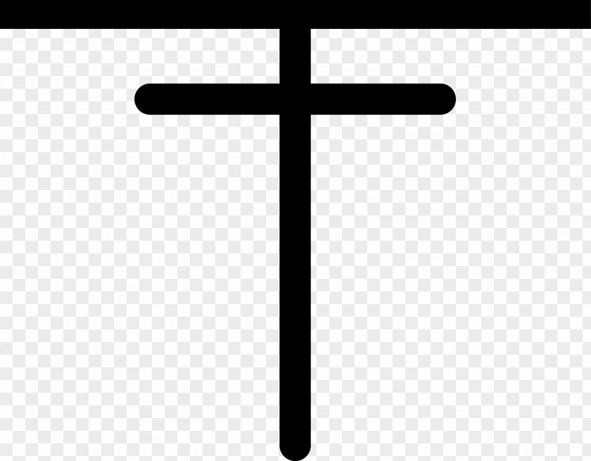 Cross Symbol Angle Religion Font PNG