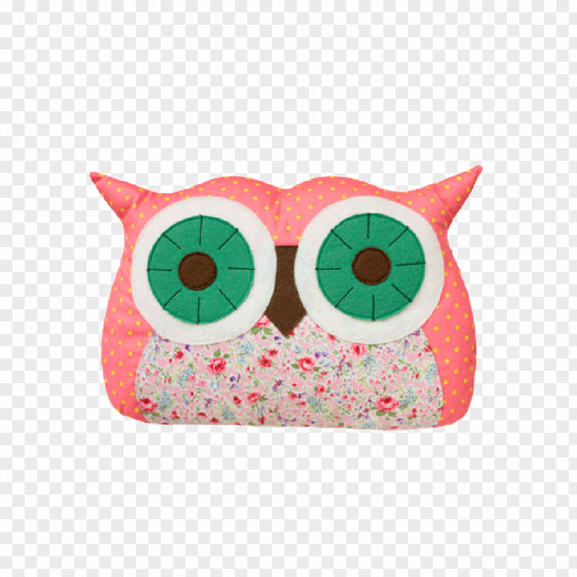 Eule Throw Pillows Cotton Cushion Mit Ihren Großen Augen PNG