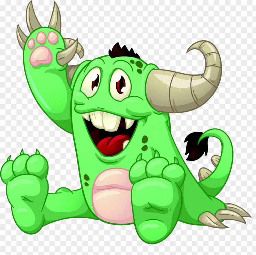 Funny Monster Cartoon Animation Clip Art PNG