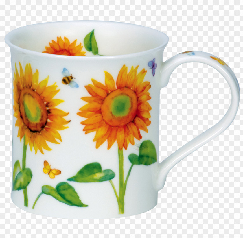 Mug Coffee Cup Dunoon Common Sunflower Isle Of Bute PNG