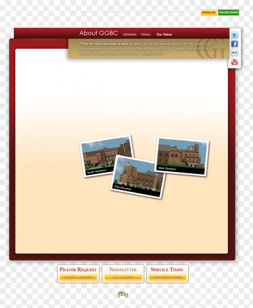 Our Vision Web Page Display Device Advertising Picture Frames PNG