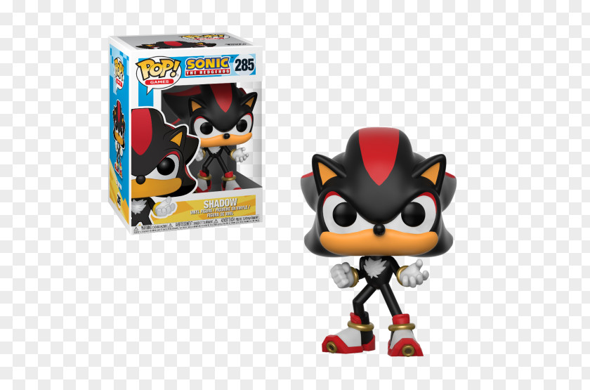 Sonic The Hedgehog Shadow Funko Action & Toy Figures Designer PNG