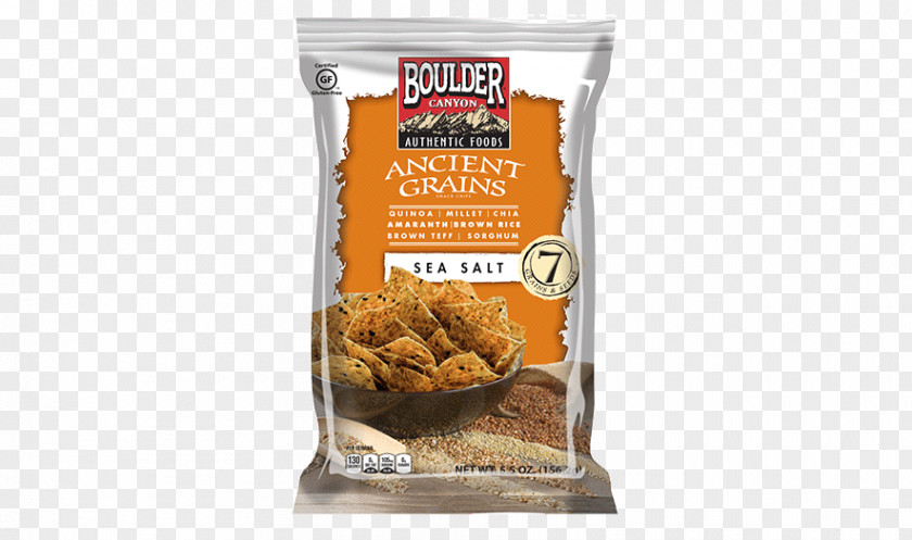 Sorghum Flour Ancient Grains Boulder Canyon Natural Foods Potato Chip PNG