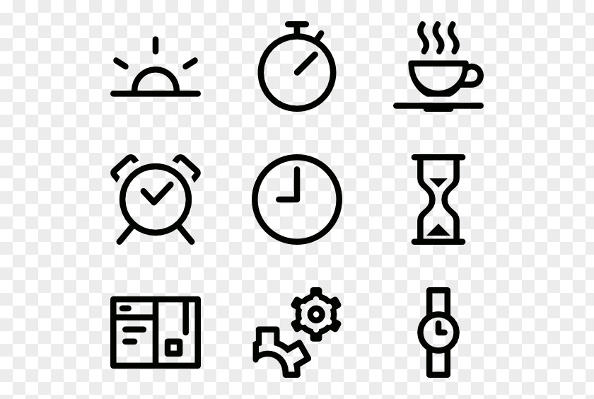 Vector Alarm Clock Desktop Wallpaper PNG