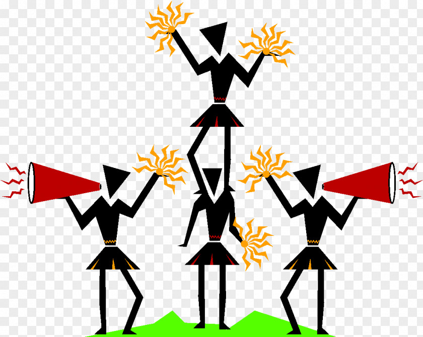 Animated People Cheering Clip Art Cheerleading Tryouts Openclipart Free Content PNG