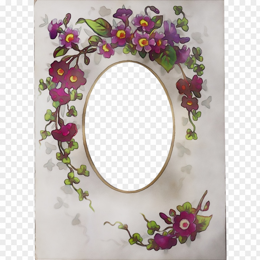 Floral Design Artificial Flower Picture Frames PNG