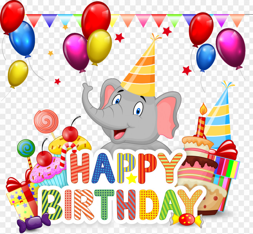 Happy Birthday Cake Cartoon Clip Art PNG