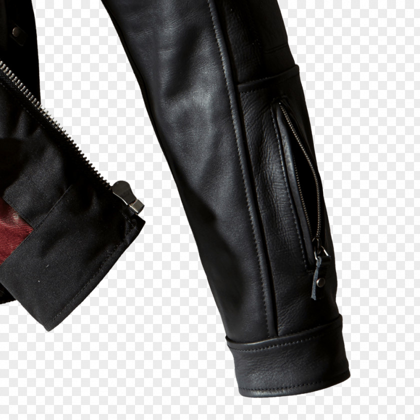 Jacket Leather Clothing Pocket PNG