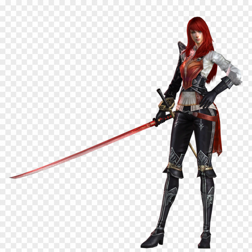 Red Hair Granado Espada Rapier Sword Genesis Rhapsodos IMC Games PNG
