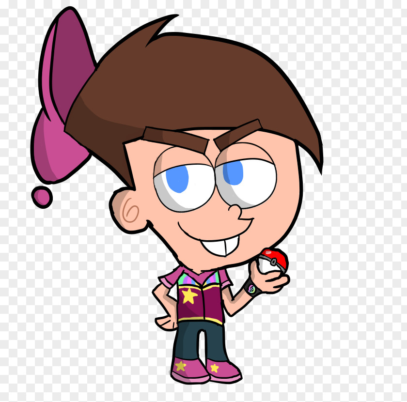 Timmy Turner Thumb Human Behavior Cheek Clip Art PNG