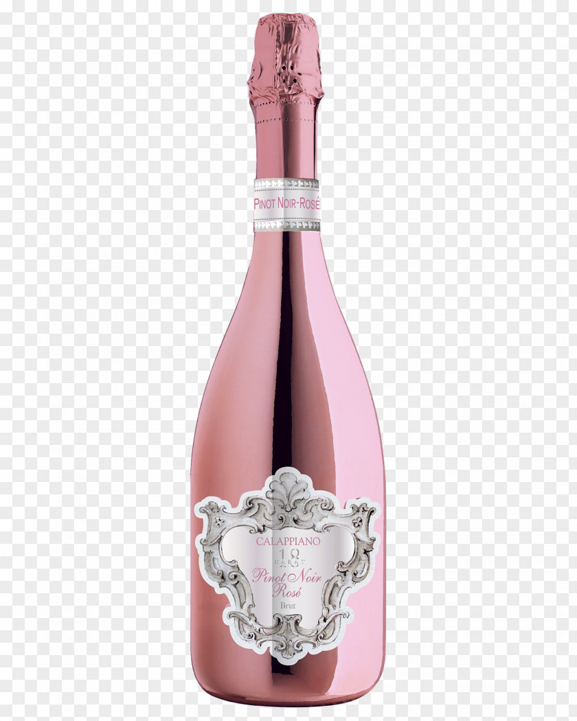Champagne Rosé Sparkling Wine Pinot Noir PNG