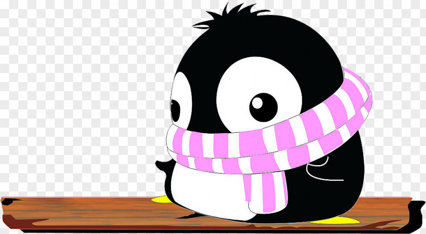 Cute Cartoon Penguin Tencent QQ Internet Baidu WeChat PNG