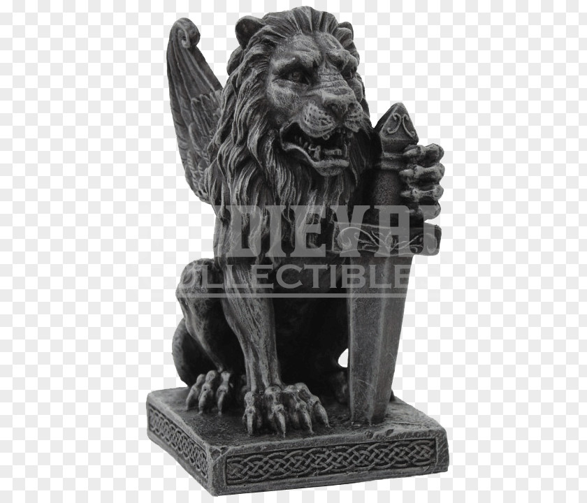 Lion Statue Gargoyle Figurine Sculpture PNG