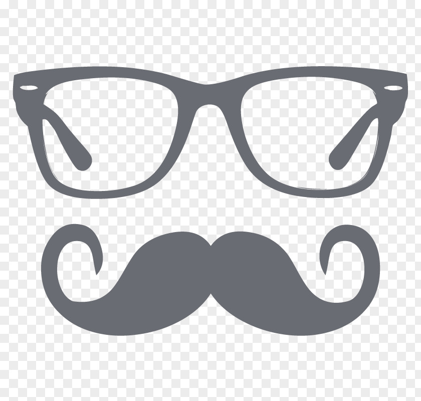 Moustache Handlebar Fashion Glasses Clip Art PNG