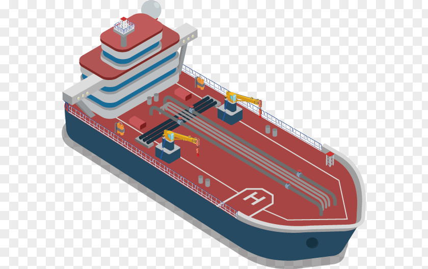 Ship Vector Flat Design PNG