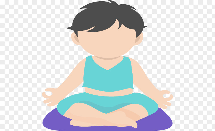 Toddler Hand Yoga Cartoon PNG