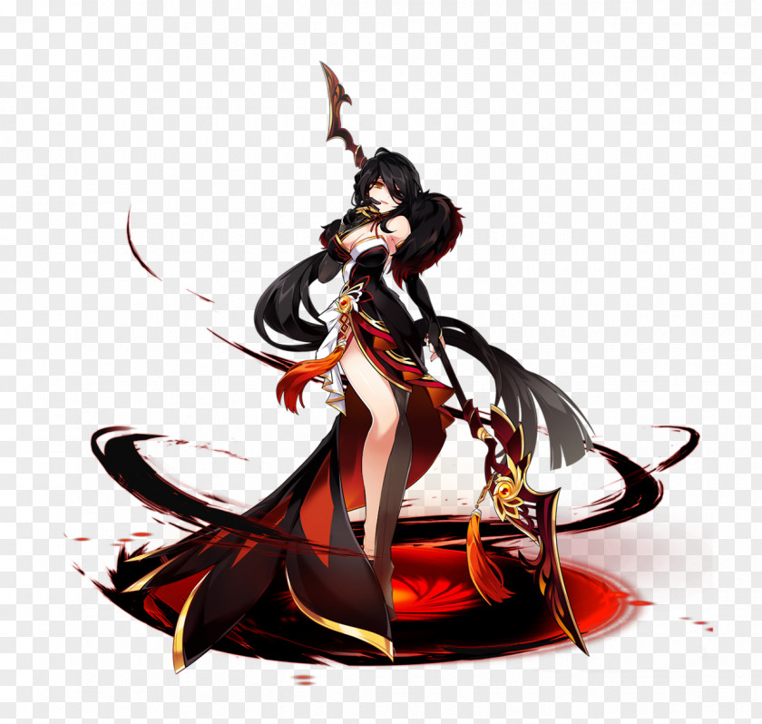 Black Raven Elsword Elesis Job Image KOG Games PNG