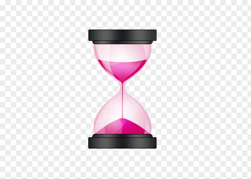 Creative Hourglass Sand Clock Icon PNG