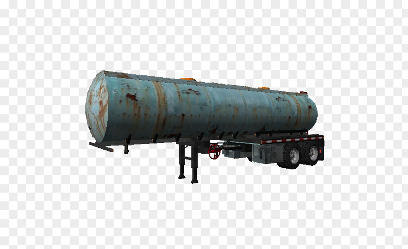 Milk Tank Truck Pipe Cylinder Machine Trailer PNG