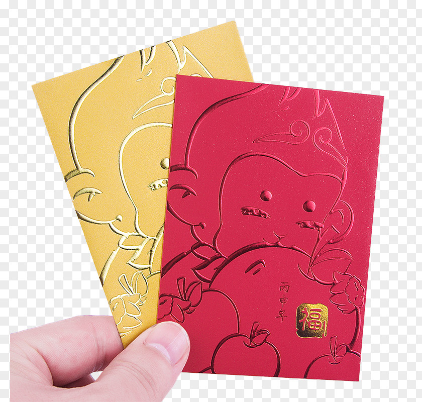 Monkey Red Envelopes Paper Envelope Chinese New Year PNG