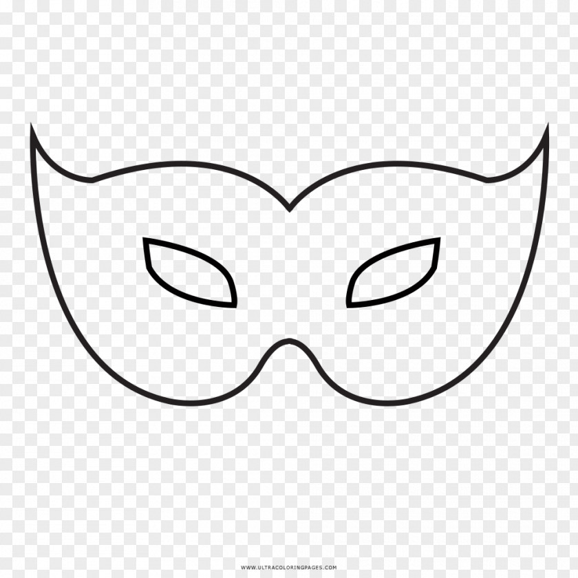 Pascoa Mask Drawing Coloring Book Carnival Black And White PNG