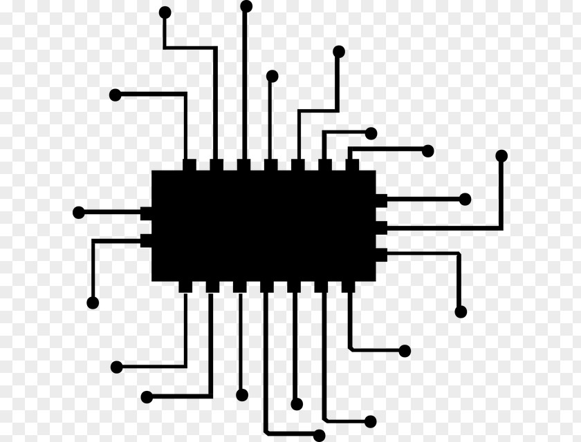 Vector Graphics Integrated Circuits & Chips Clip Art Illustration PNG