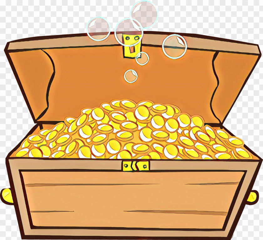 Yellow Treasure Box PNG