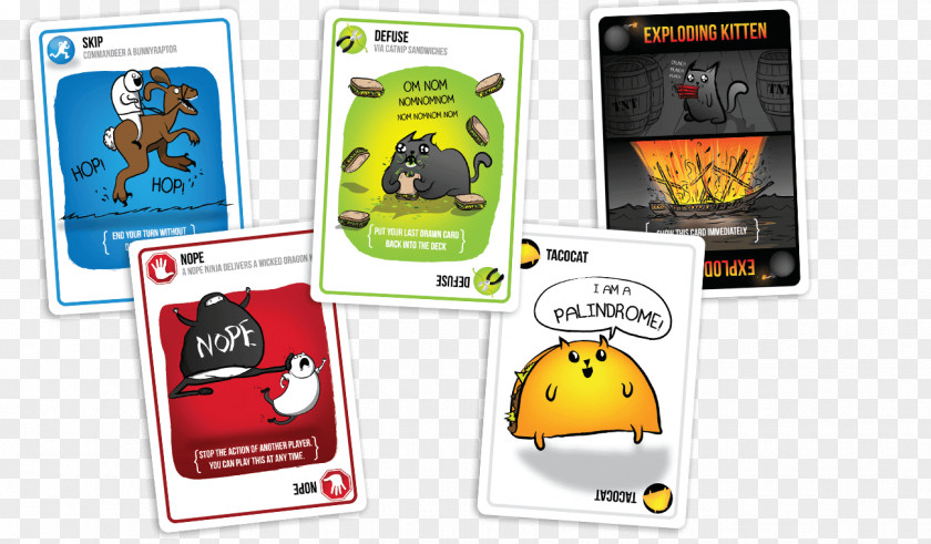 Card Game Exploding Kittens Playing PNG