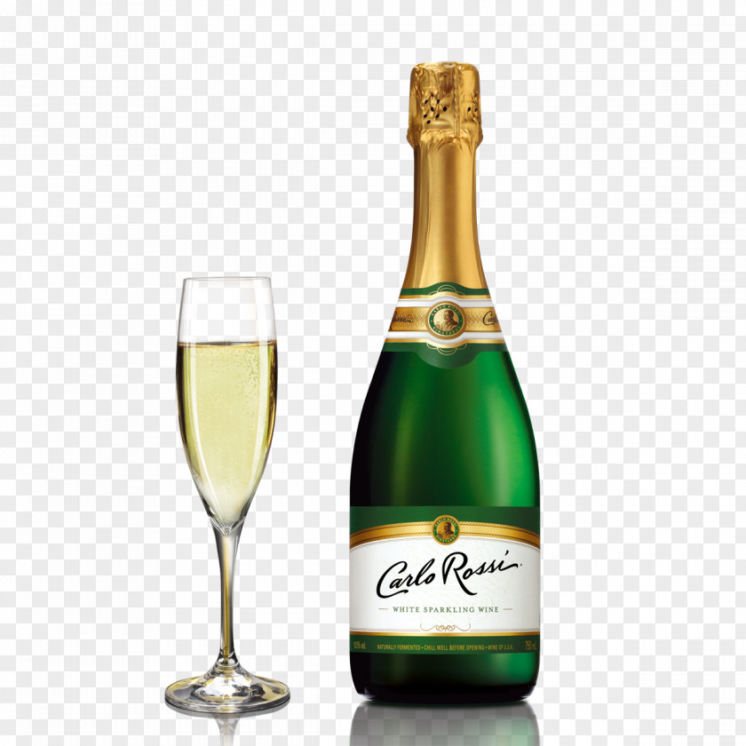 Champagne Wine Bottle Cup PNG