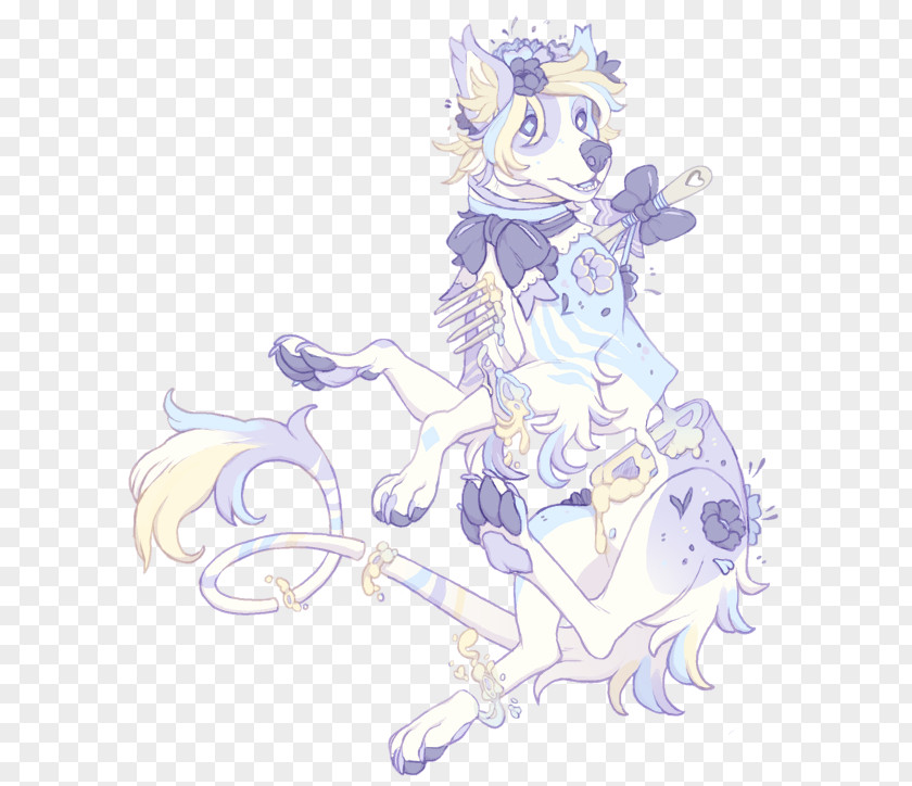 Horse Carnivora Fairy Sketch PNG