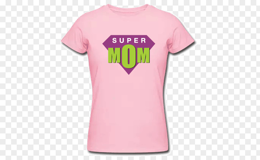 Super Mom Printed T-shirt Sleeve Top PNG
