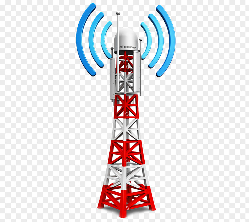 Transceiver Vector Cell Site Telecommunications Tower Mobile Phones Cellular Network PNG