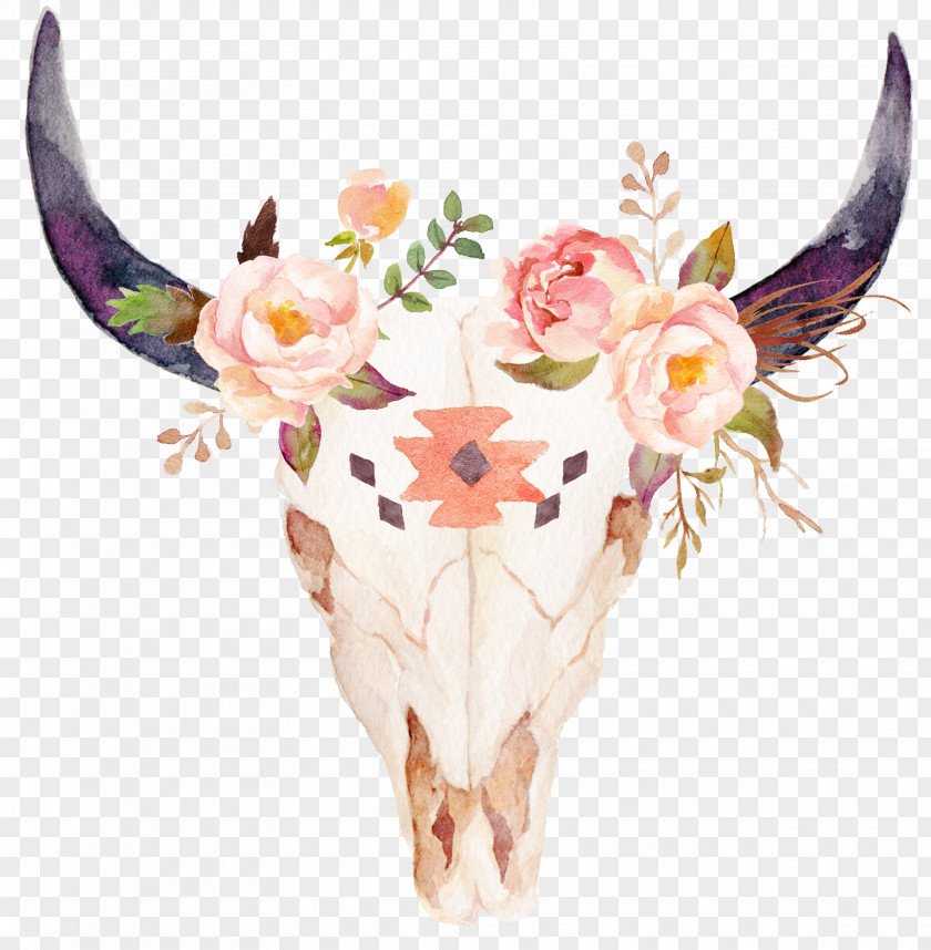 Tshirt Floral Design T-shirt Flower Cattle Clothing PNG