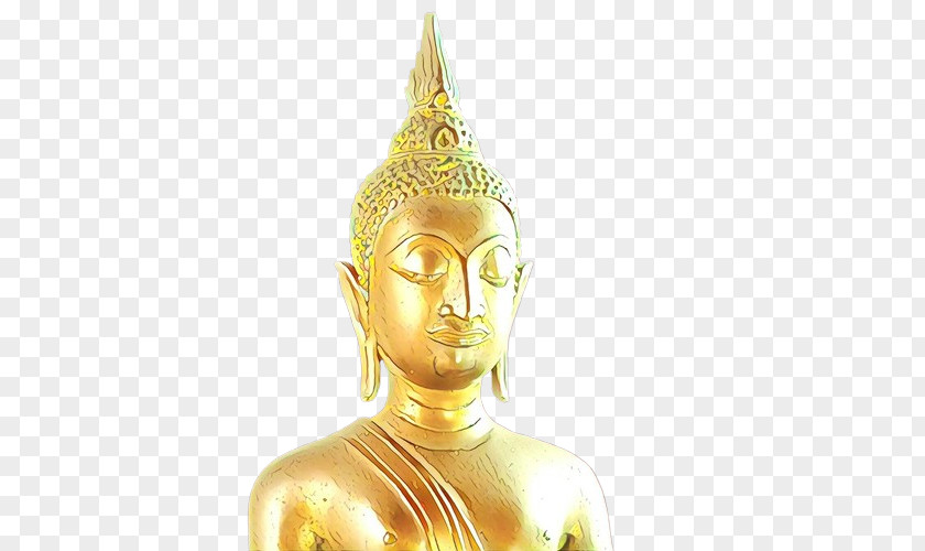 Wat Bronze Sculpture Buddha Cartoon PNG