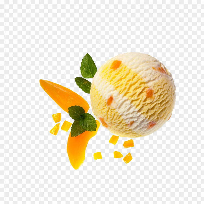 Free Ice Cream Balls To Pull The Material Pistachio Cone PNG