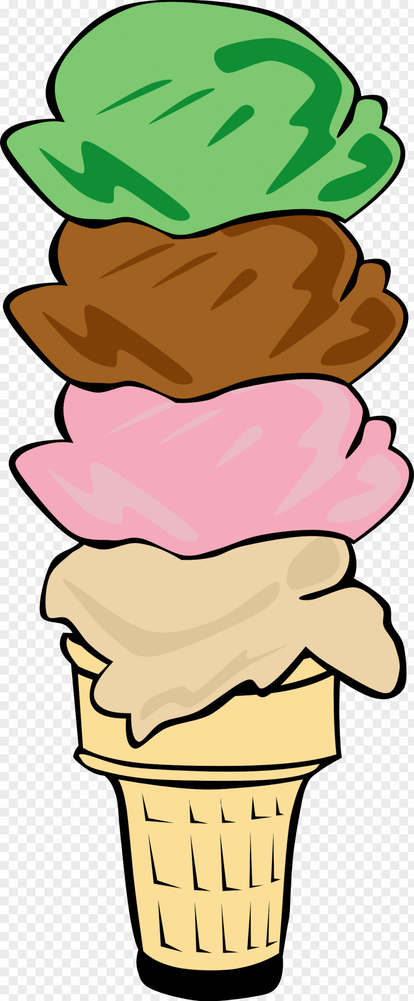 Icecream Border Cliparts Ice Cream Cone Chocolate Strawberry PNG