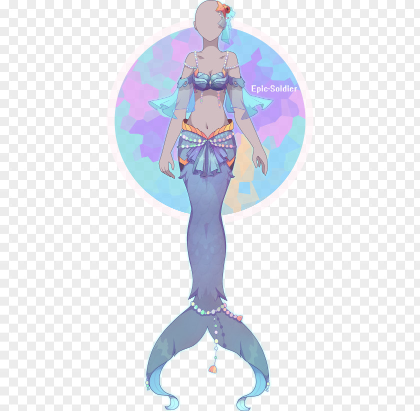Mermaid Tail DeviantArt Drawing Costume Designer Character PNG